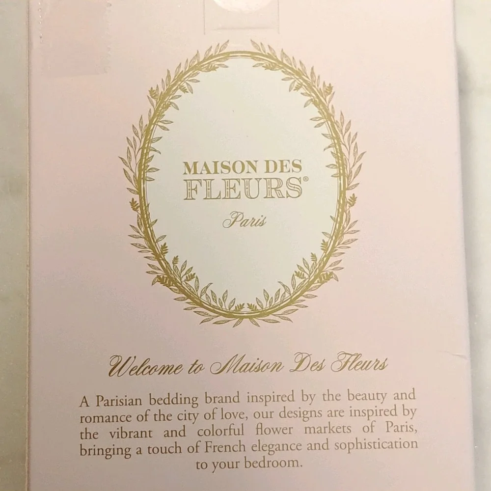 Maison‎ Des Fleurs Paris Purple Satin Pillowcases 2 Pack 100% Polyester